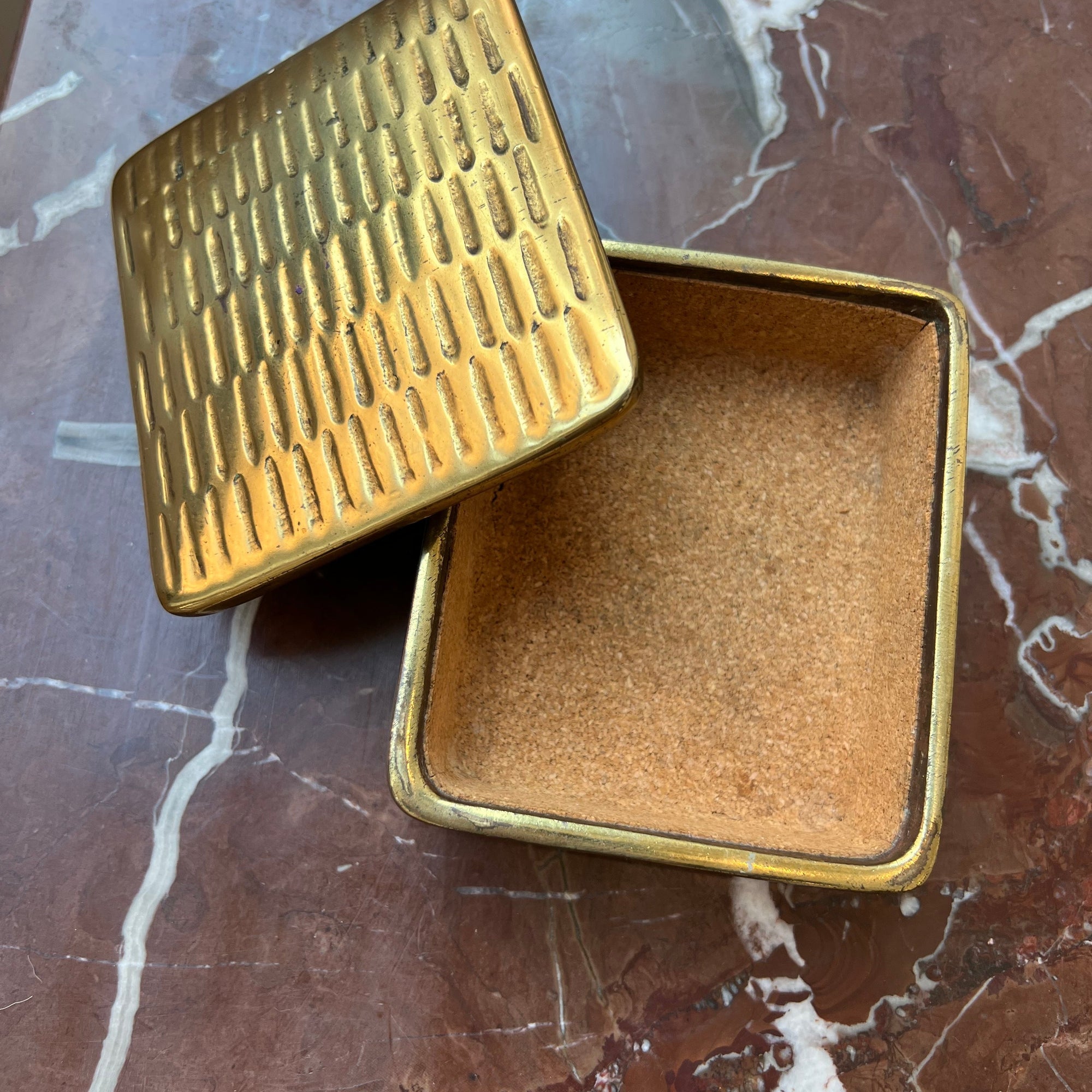 Iconic Mid-Century Modern Brass Decorative Box by Ben Seibel