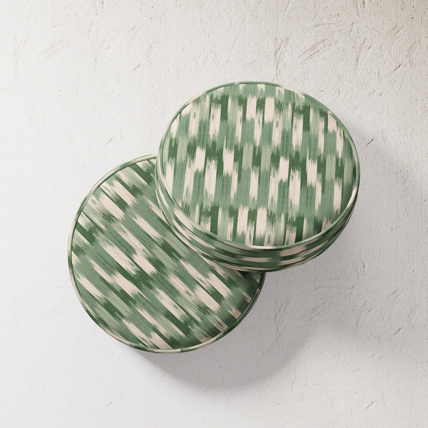 Outdoor Pillow - Green French Flamme