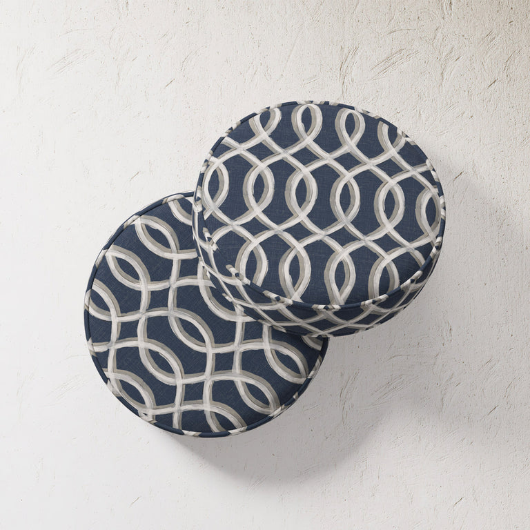 Outdoor Pillow - Gatework (Navy)