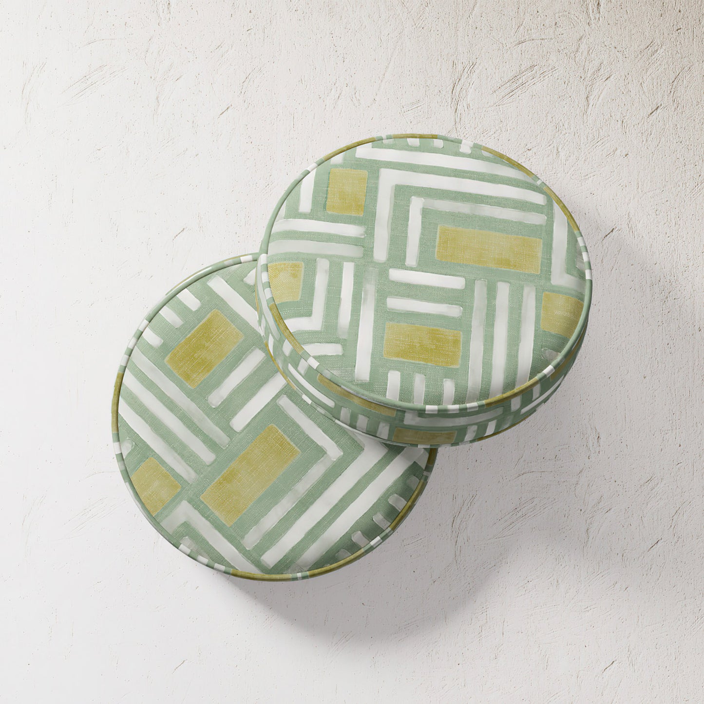 Outdoor Pillow - Painterly Labyrinth