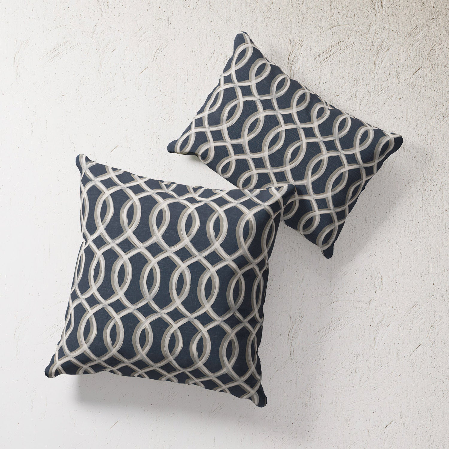 Outdoor Pillow - Gatework (Navy)