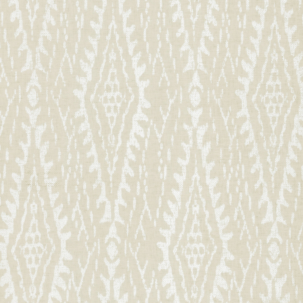 Lemieux et Cie Rousseau Paperweave in Charcoal gray and khaki beige, organic paper swatch with diamond tapestry weave influenced by Indonesian ikat.