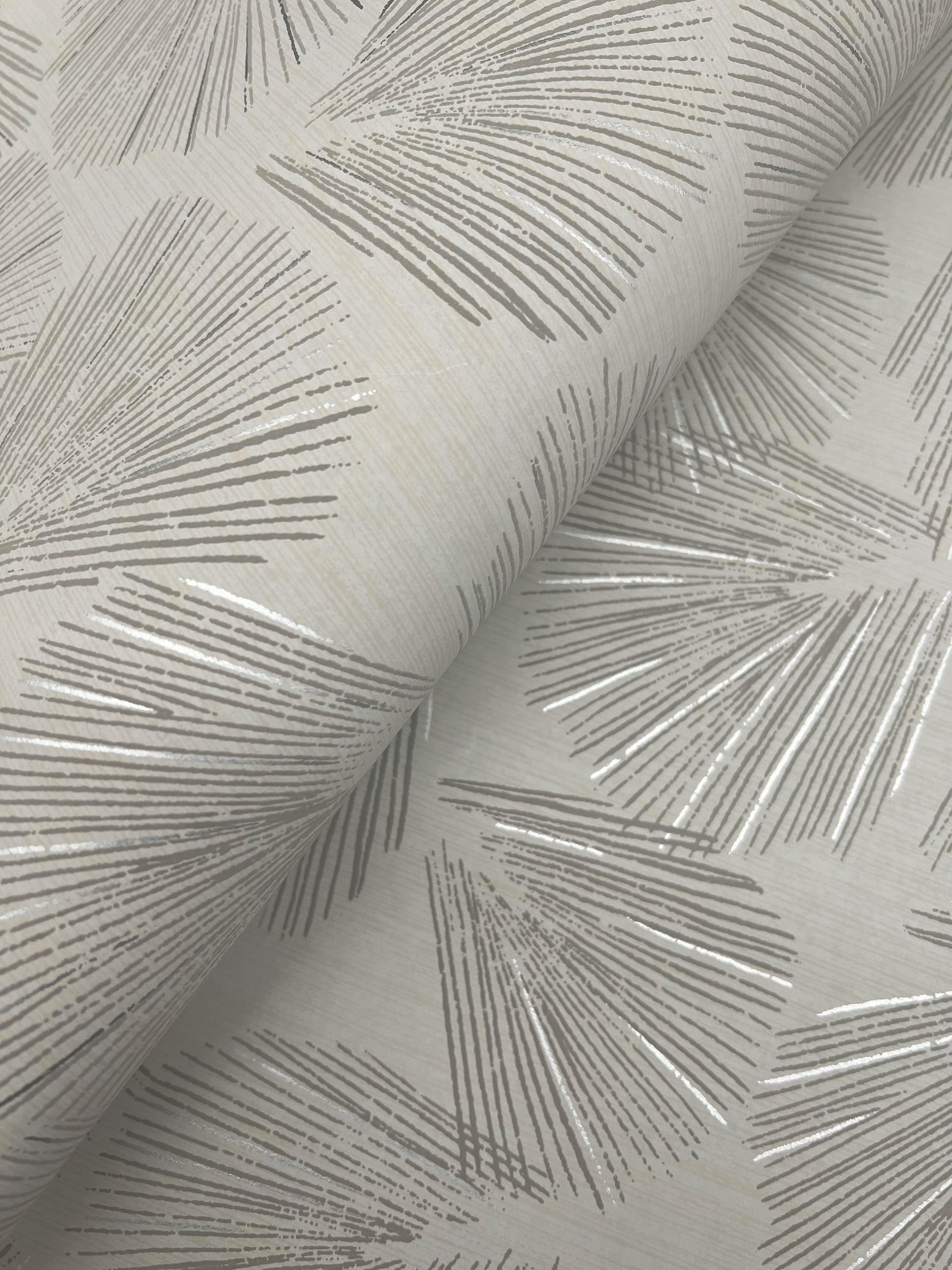 Elora Leaf Wallpaper (Taupe)