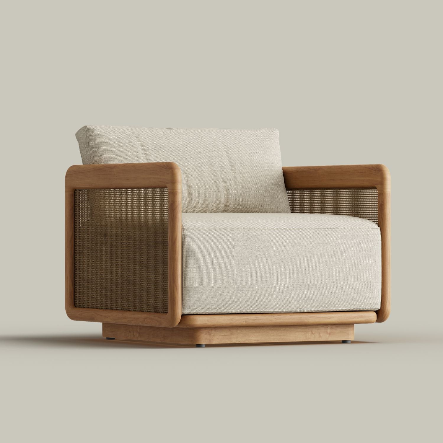 Dock Teak Swivel Lounge Chair