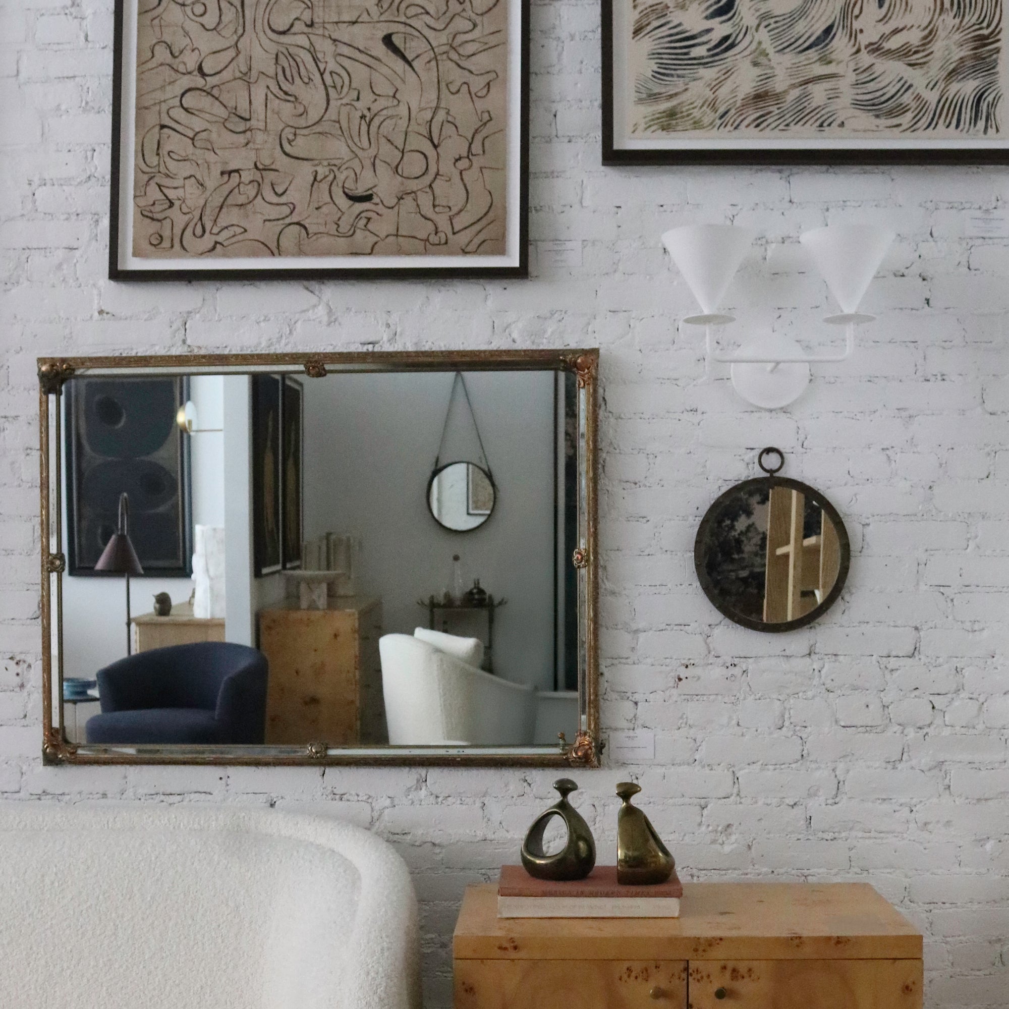 19th Century French Louis Philippe and Napoleonic-era Mirror