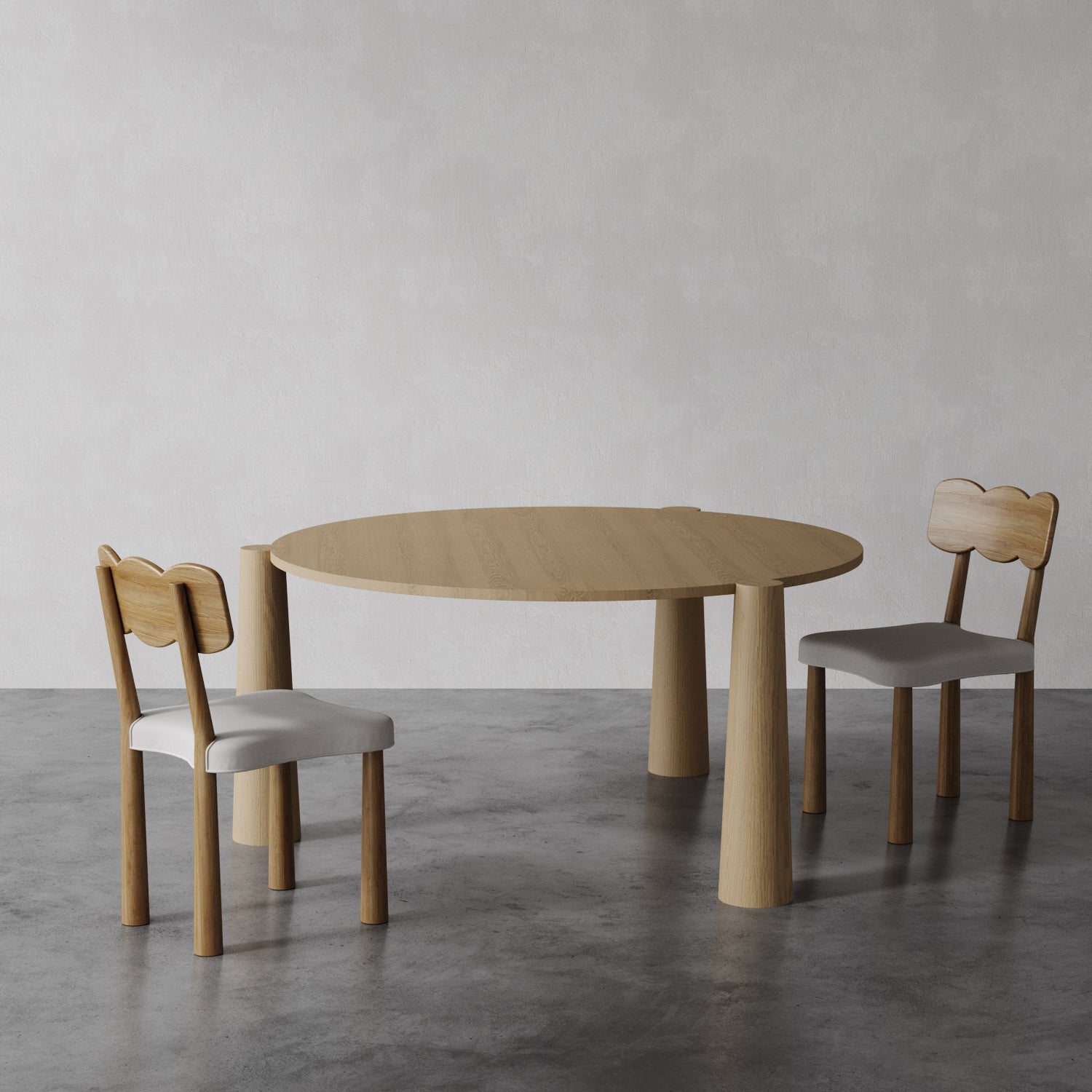Madeleine Dining Chair Set of 2 (Oak)