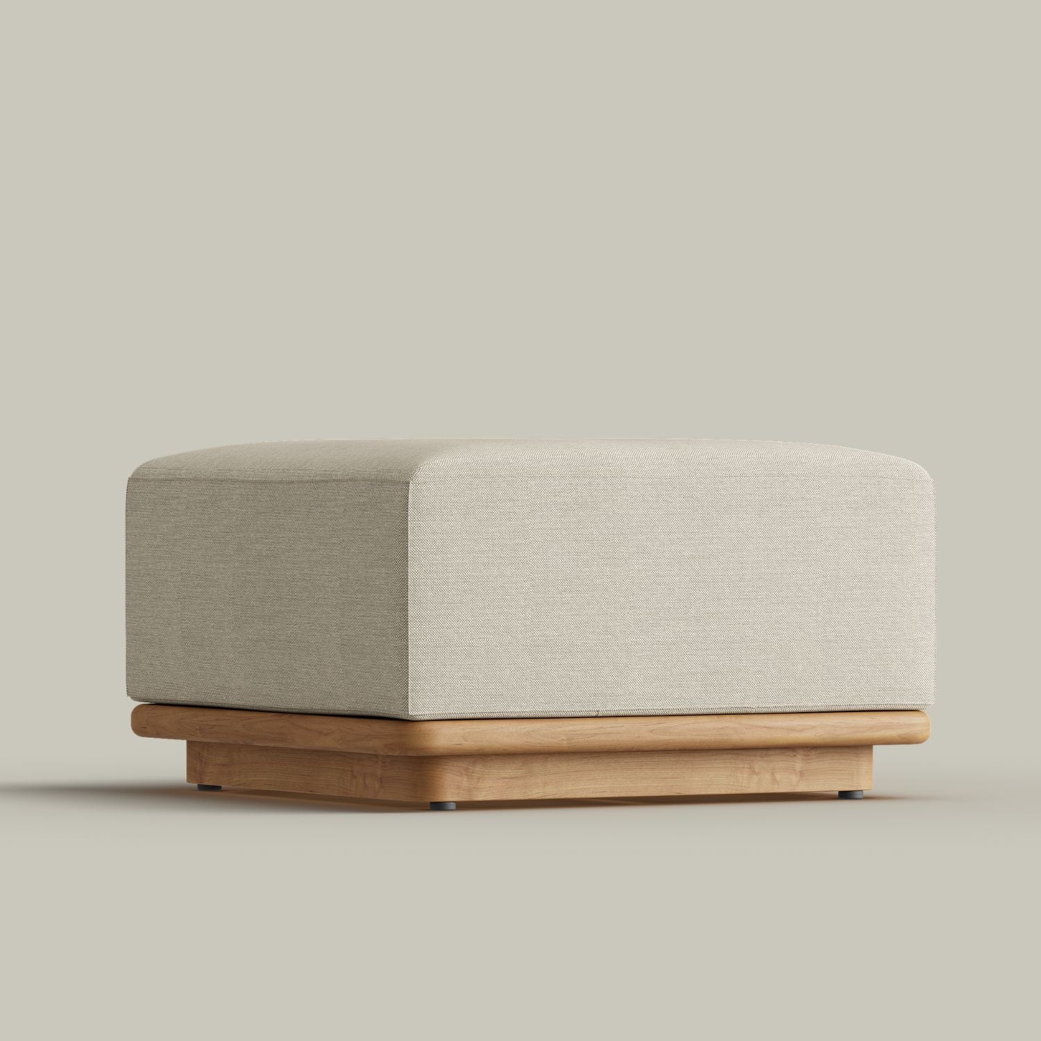 Dock Teak Ottoman