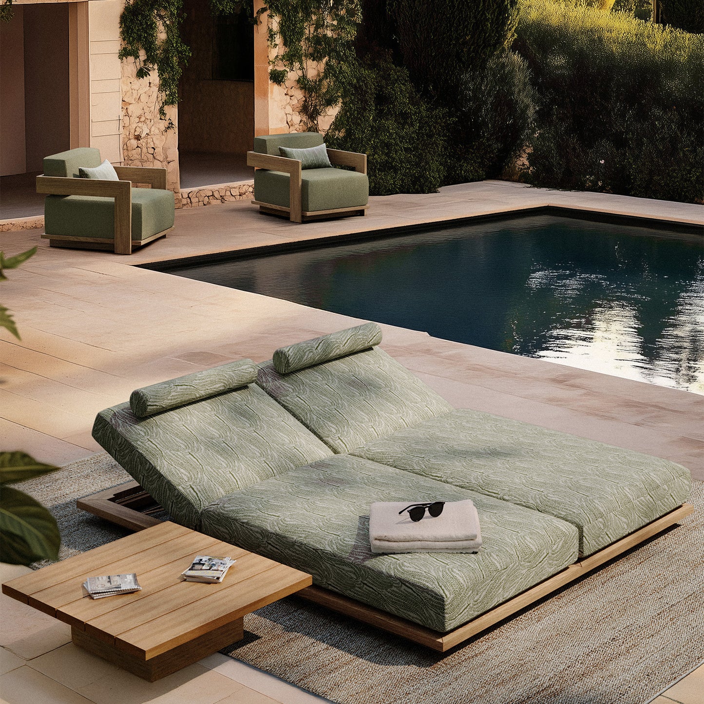 Outdoor Pillow - Willow Trees