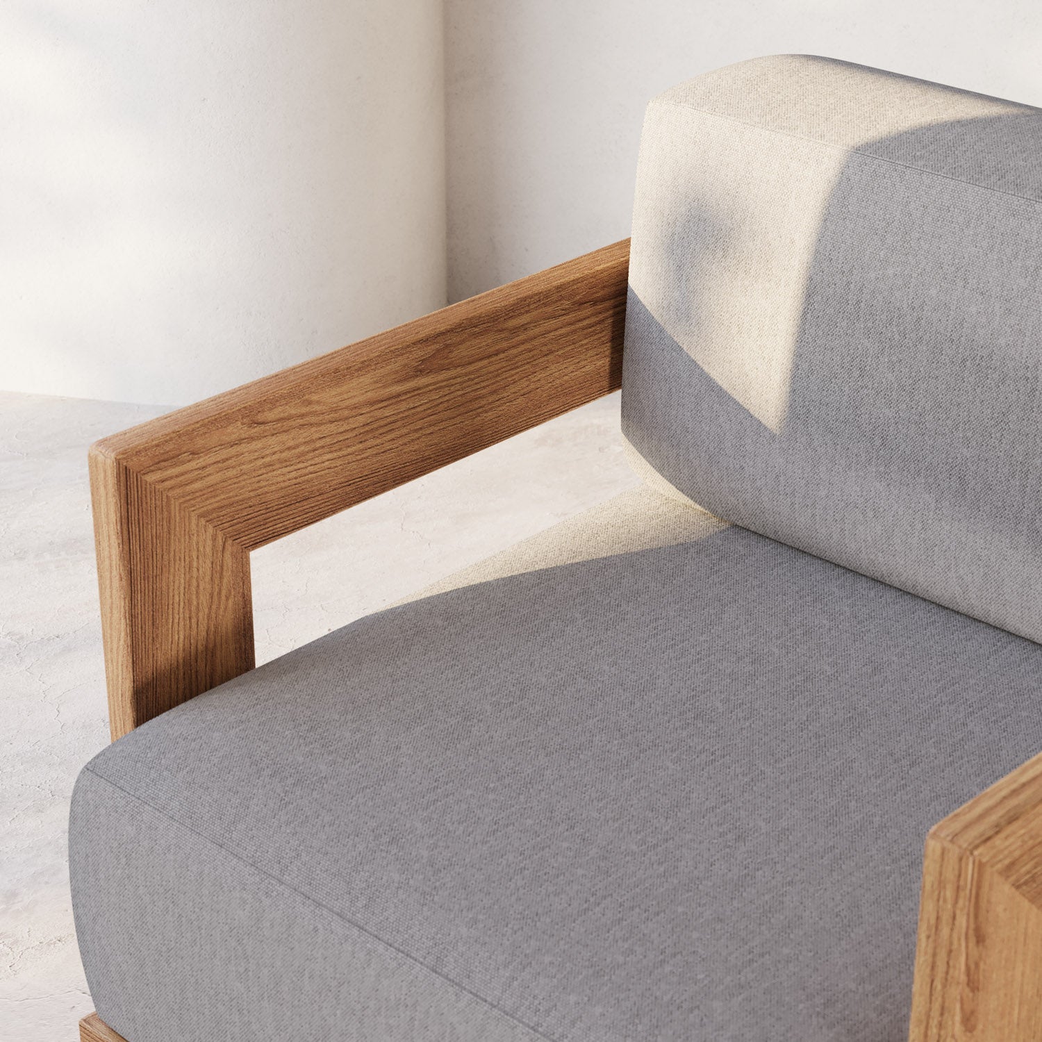 S2 Teak Ottoman