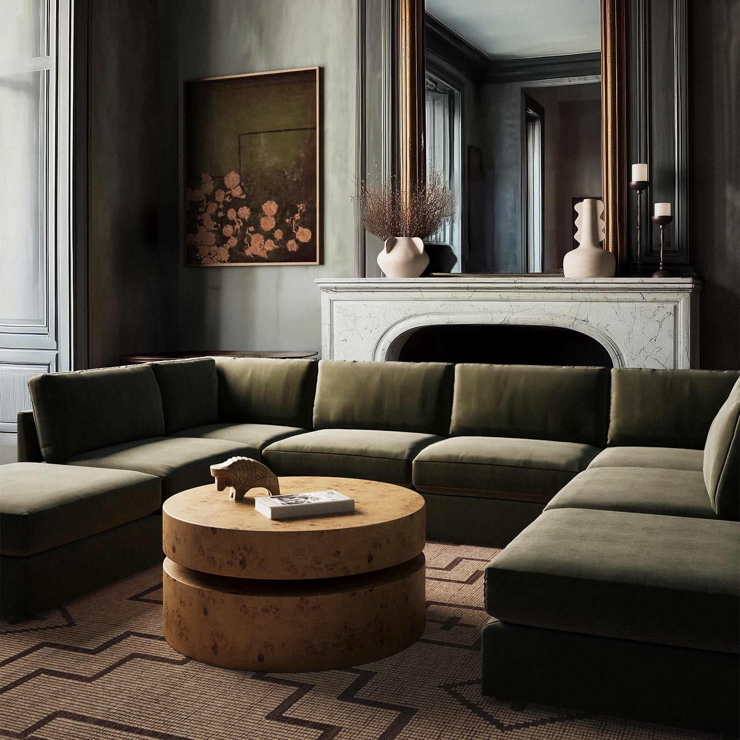 Chanaux 4-Pc Sectional