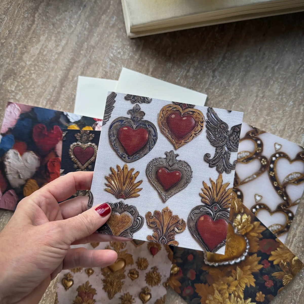 Corazon Sagrado Greeting Card Set