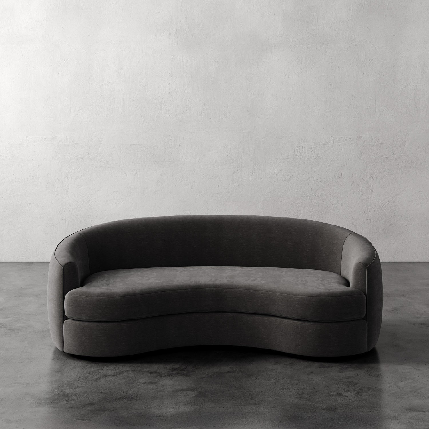 Lemieux Et Cie Rulmann Sofa Gray sofa against a plain wall