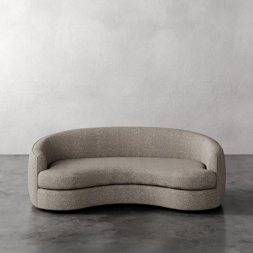 Lemieux Et Cie Rulmann Sofa Beige sofa against a plain gray wall