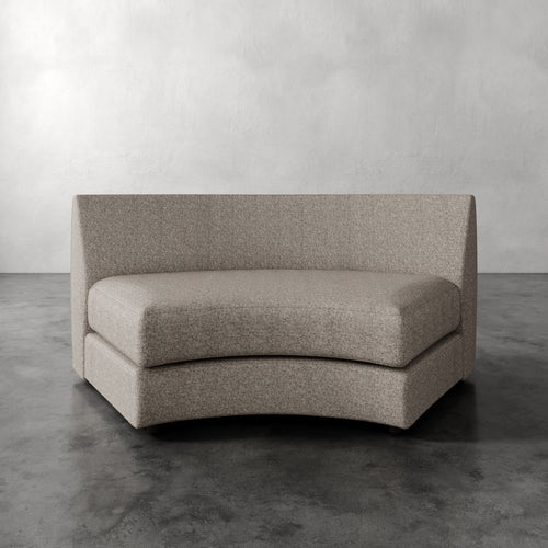 Lemieux Et Cie Rulmann Wedge Modern beige sofa against a plain background