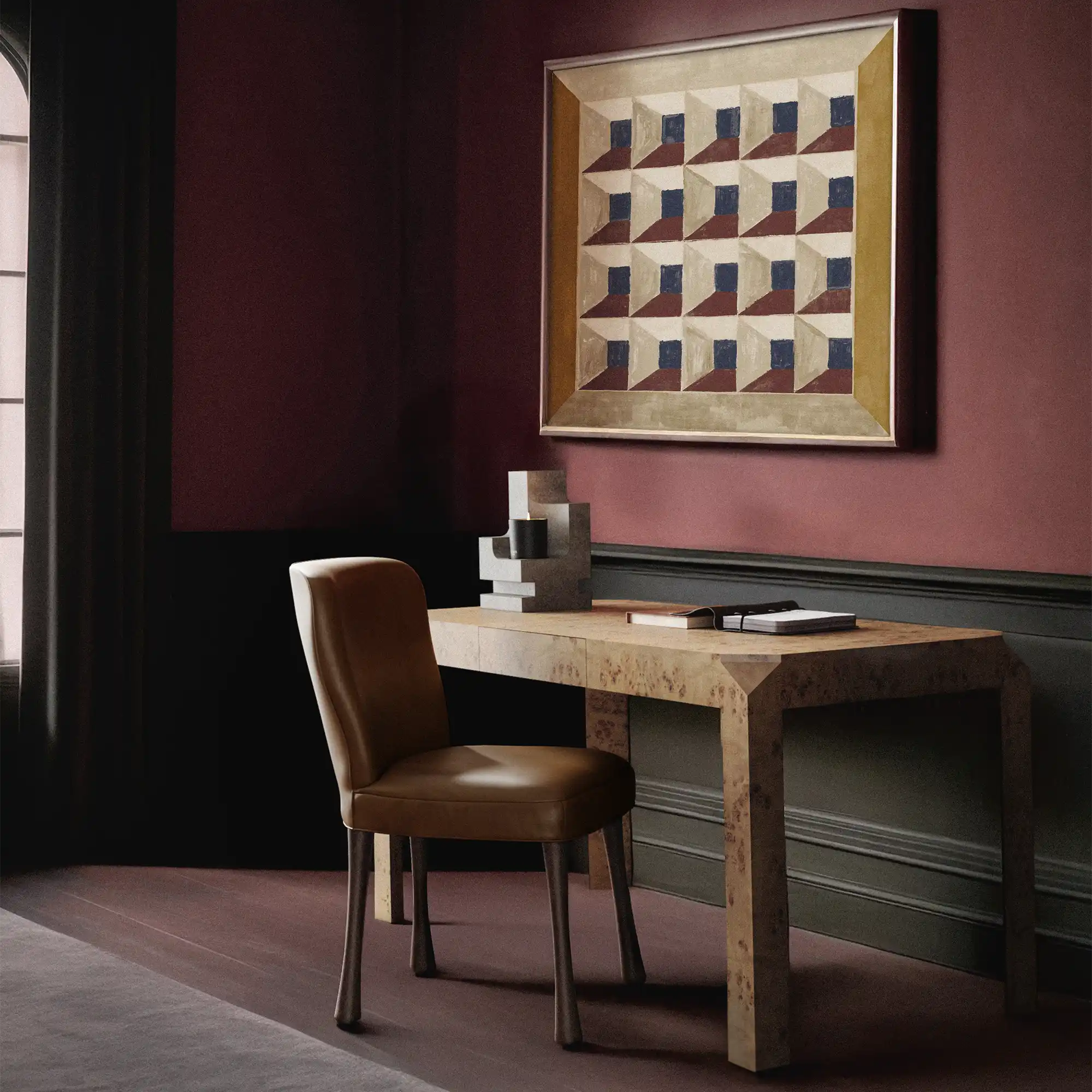 Rozette Dining / Side Chair (Leather)