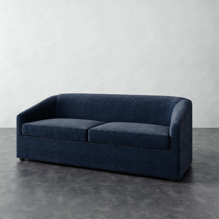 Arvelle Plain Queen Sleeper - Indigo Strie Velvet