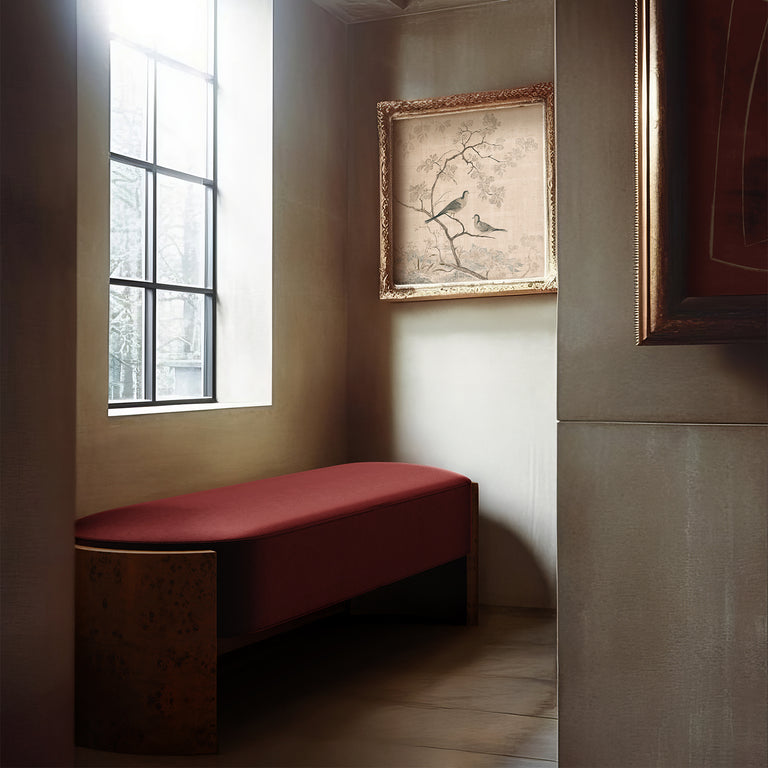 Benoit Bench (Walnut Burl)