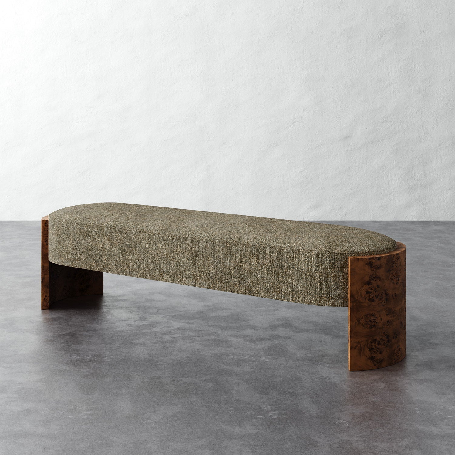 Benoit Upholstered Bench - Micro Boucle Balsam