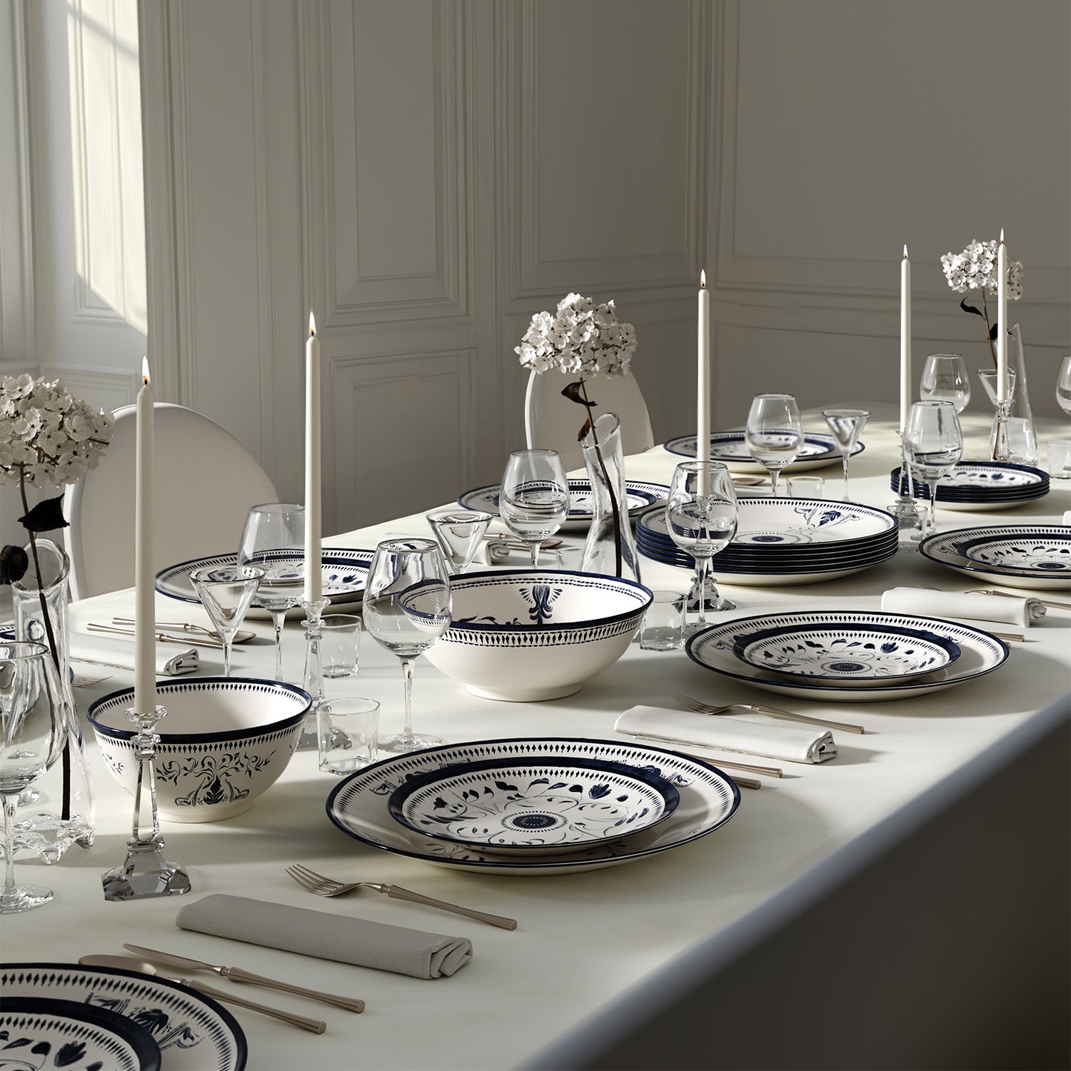 Bruges Porcelain, 16-Piece Dinnerware Set