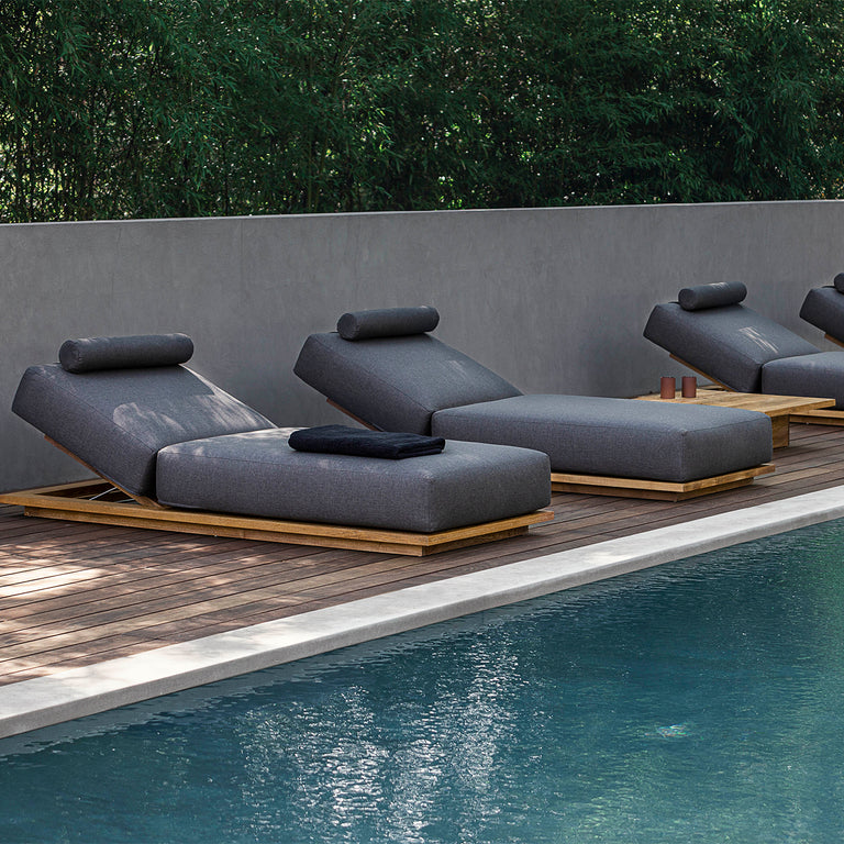 S2 Teak Chaise Lounge