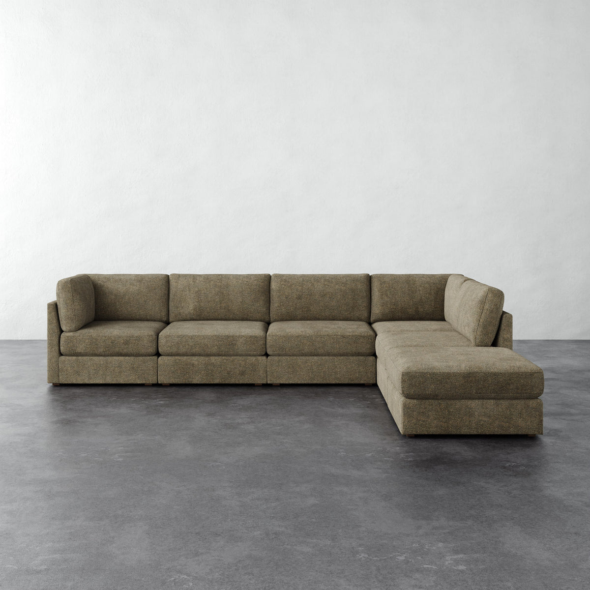 Chanaux 6pc Sectional - Micro Boucle Balsam
