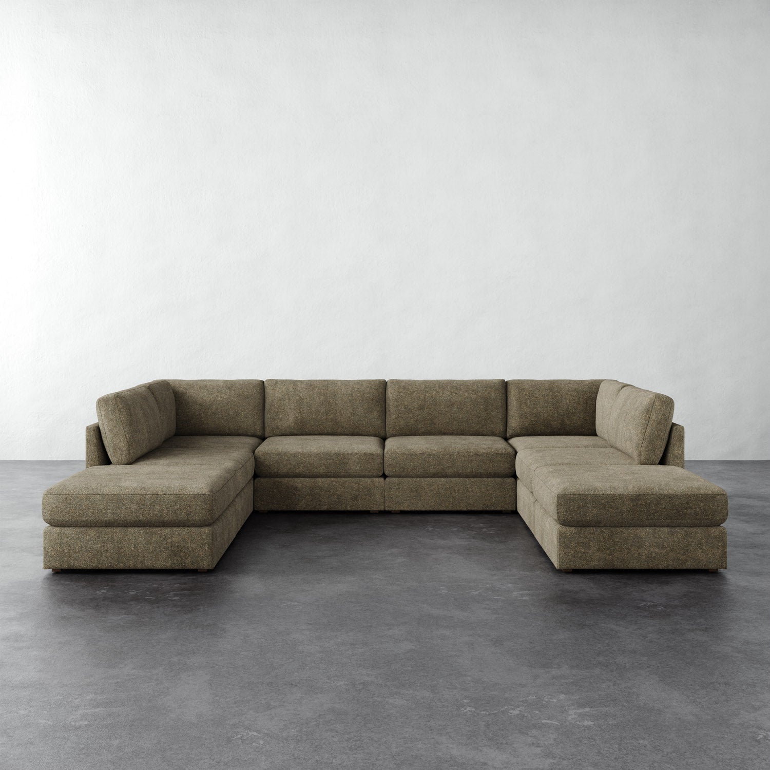 Chanaux 8pc Sectional - Micro Boucle Balsam