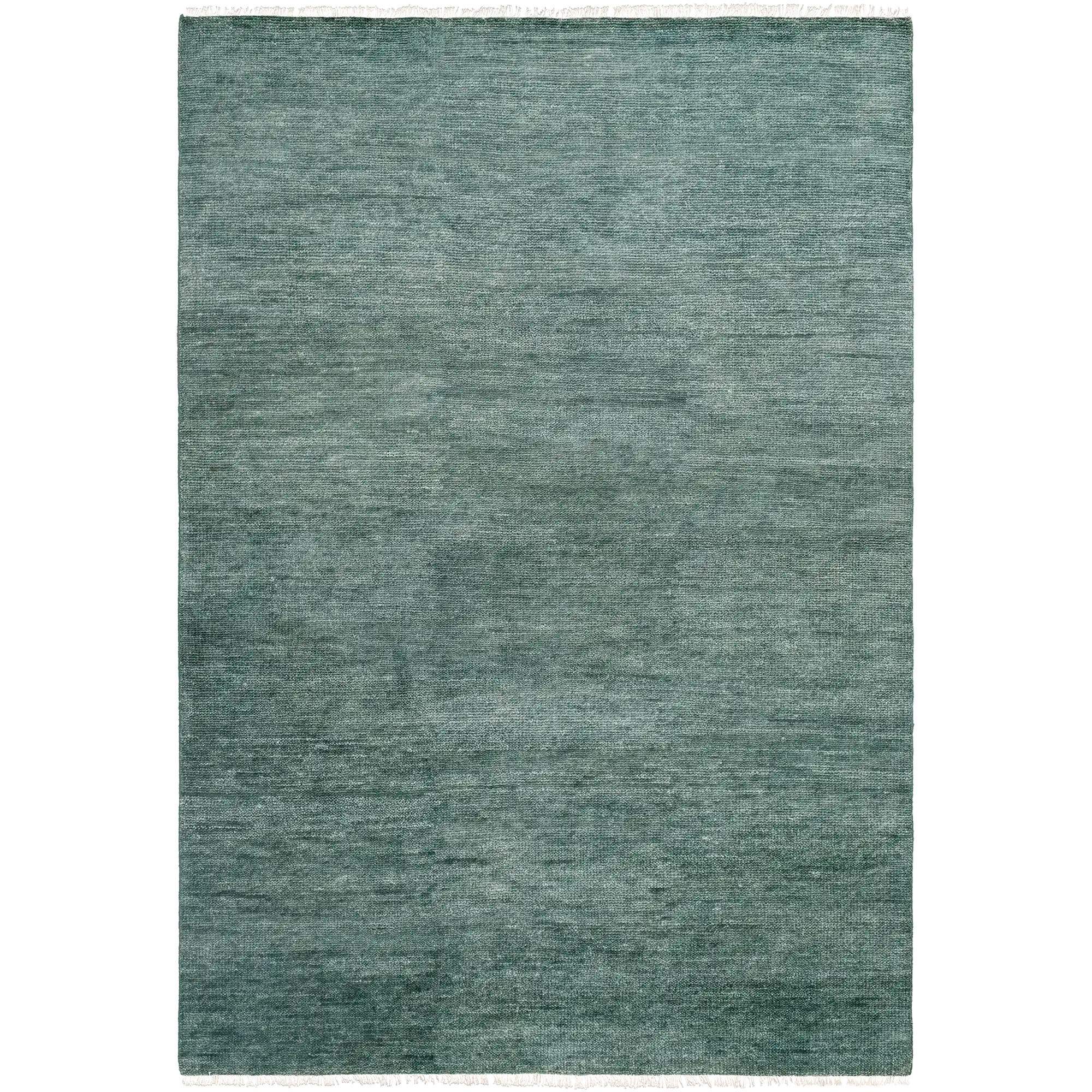 Rochefort Handmade Wool Rug (Soft Teal)