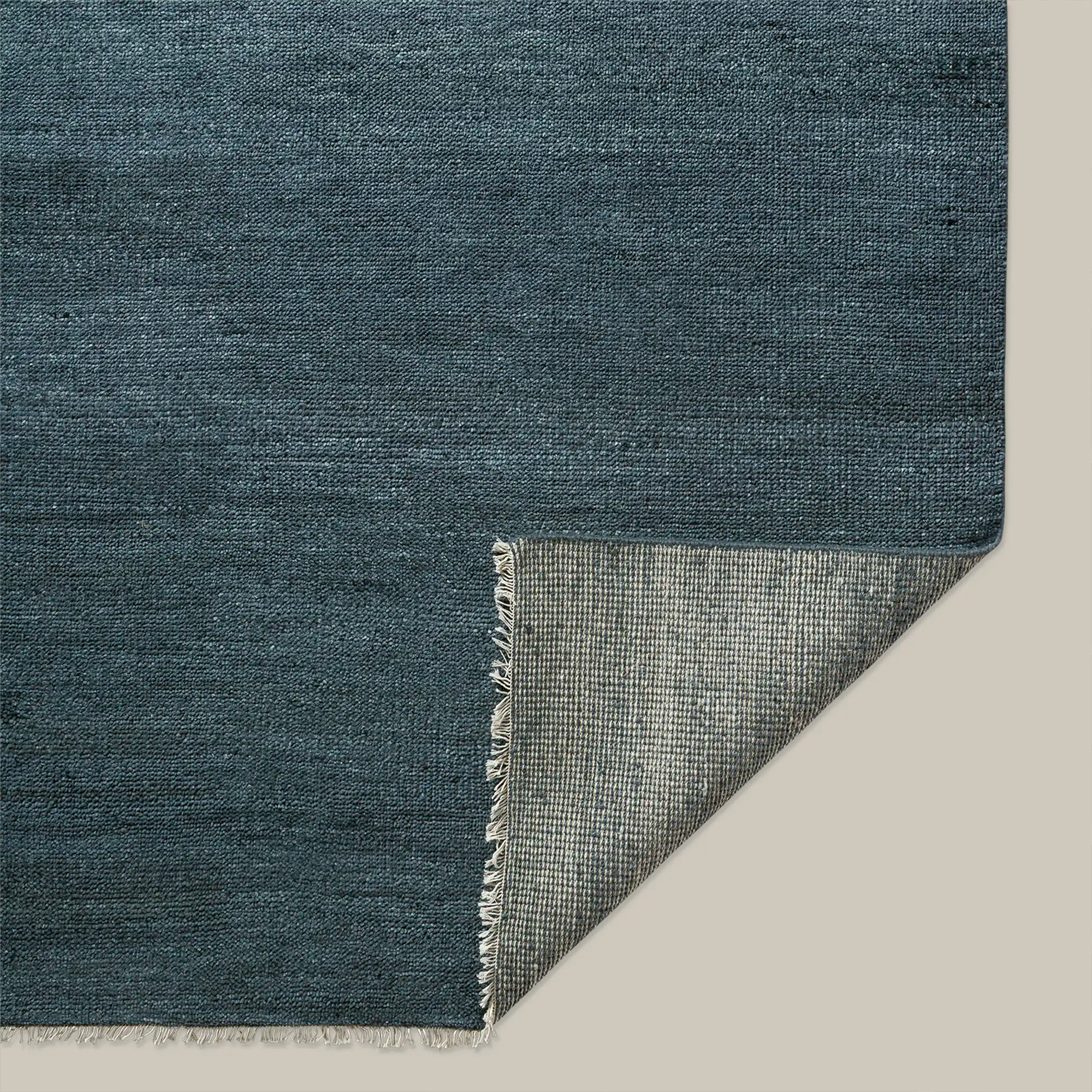 Rochefort Handmade Wool Rug (Indigo)