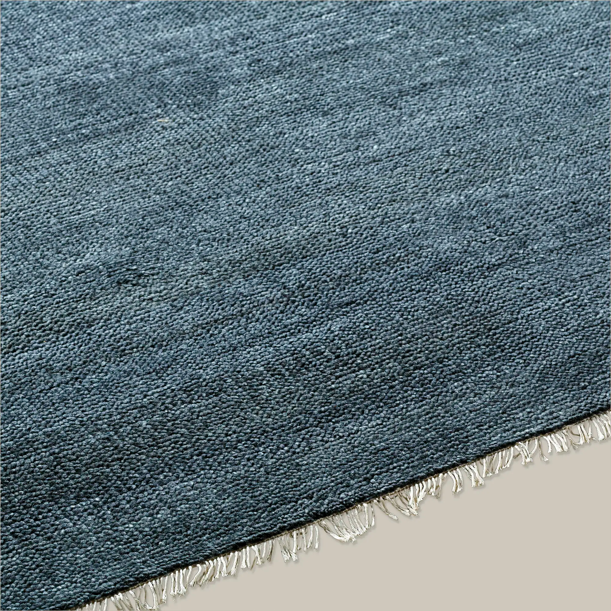 Rochefort Handmade Wool Rug (Indigo)