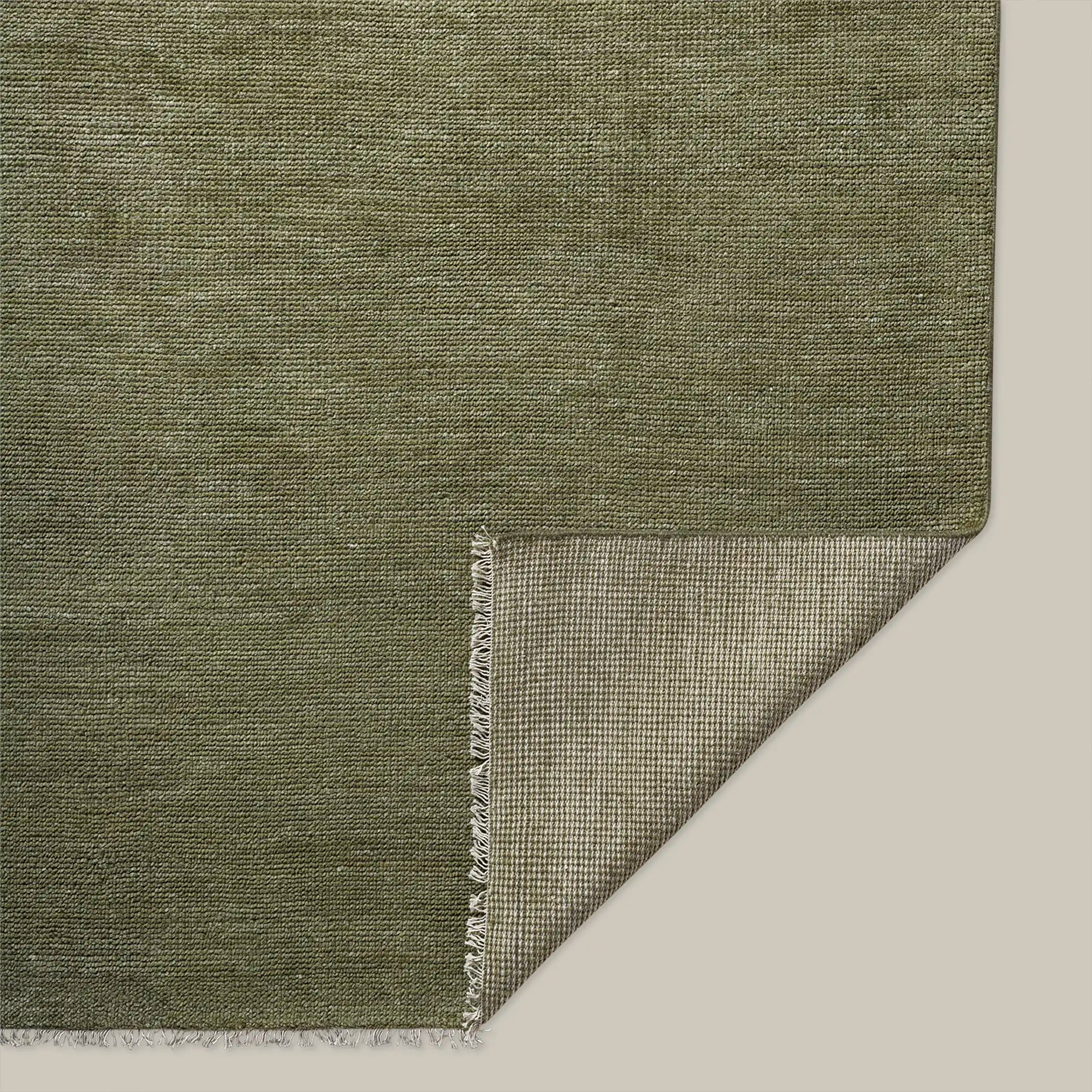 Rochefort Handmade Wool Rug (Olive)