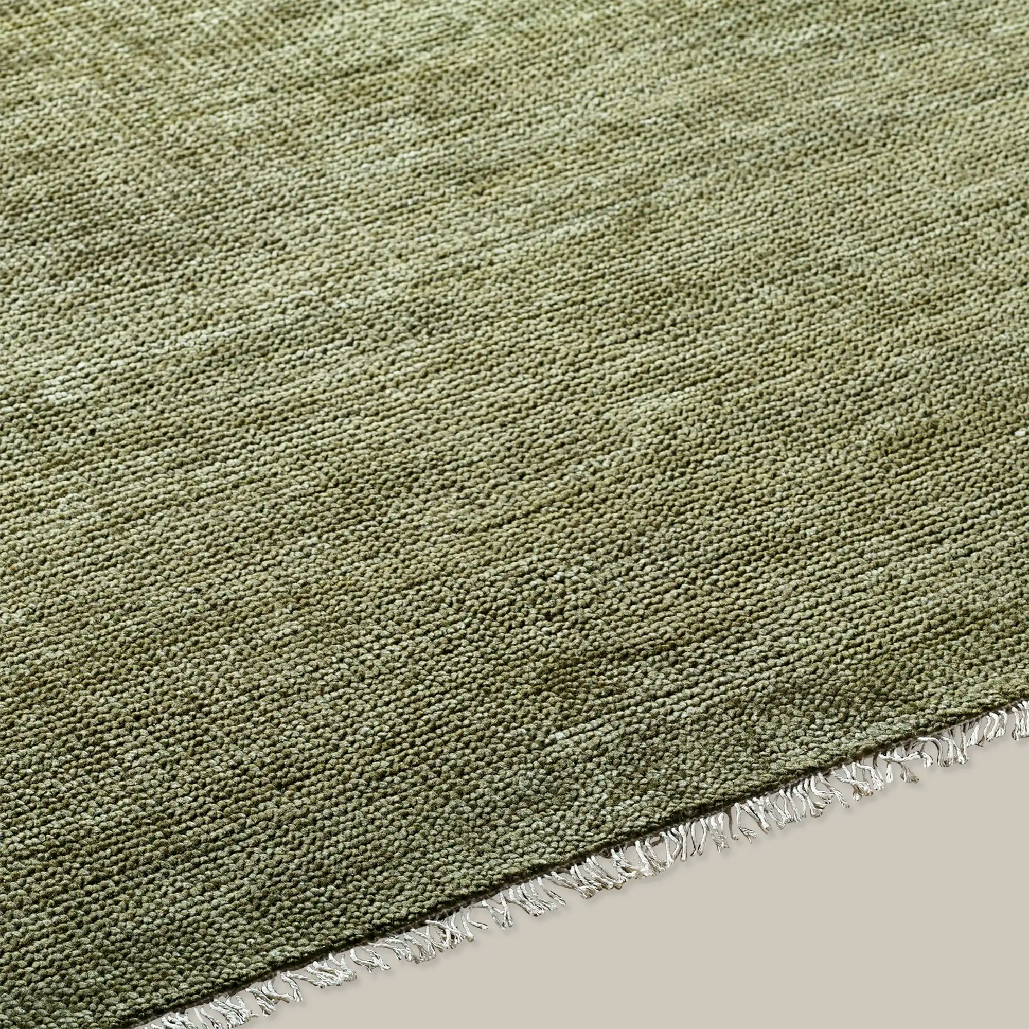 Rochefort Handmade Wool Rug (Olive)
