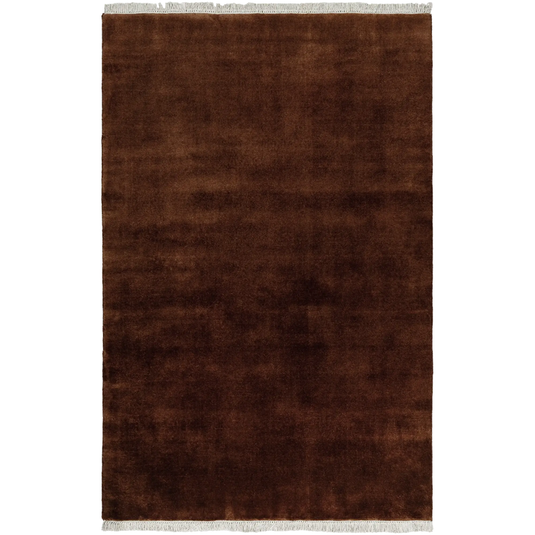 Plume Handmade Wool Rug (Oxblood)