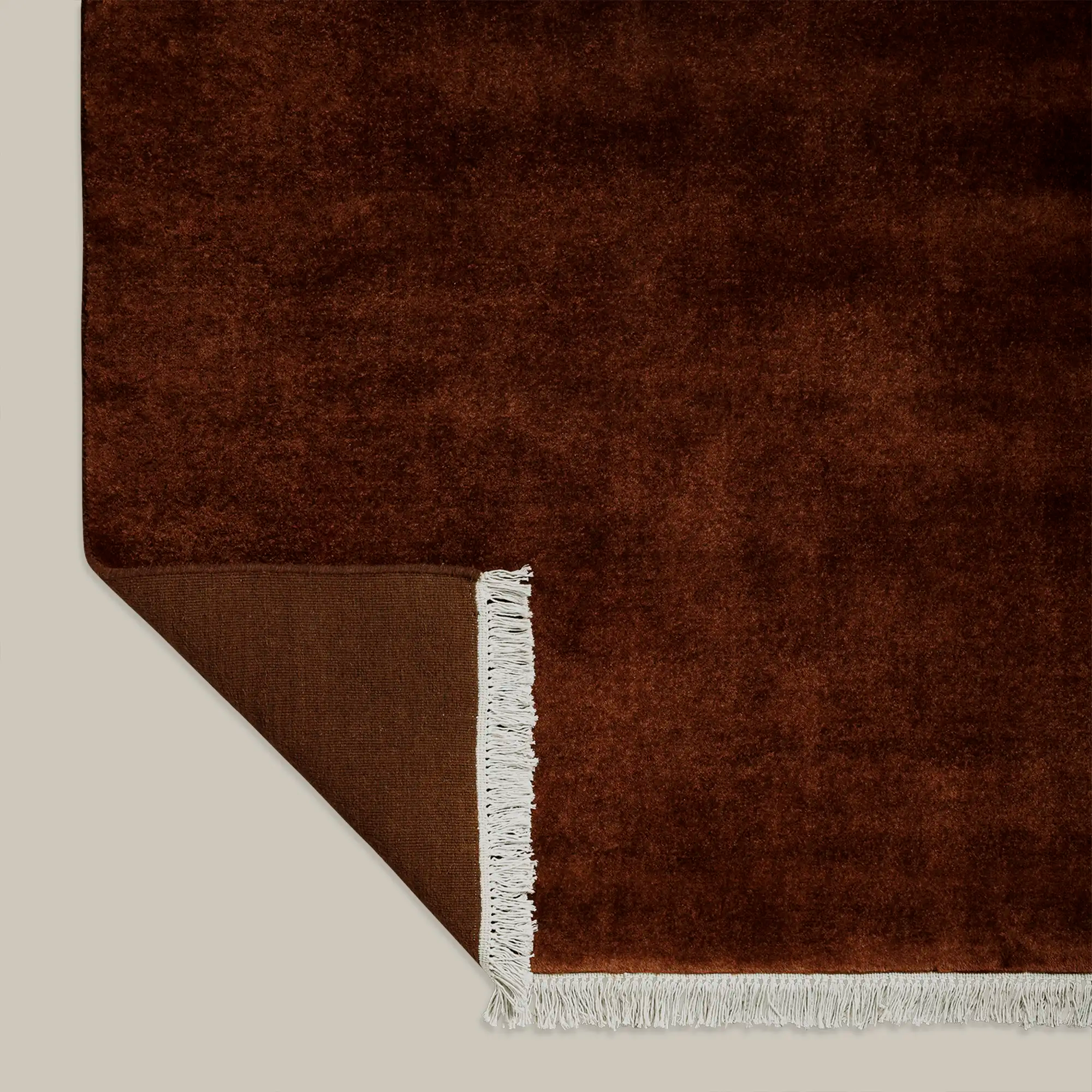 Plume Handmade Wool Rug (Oxblood)