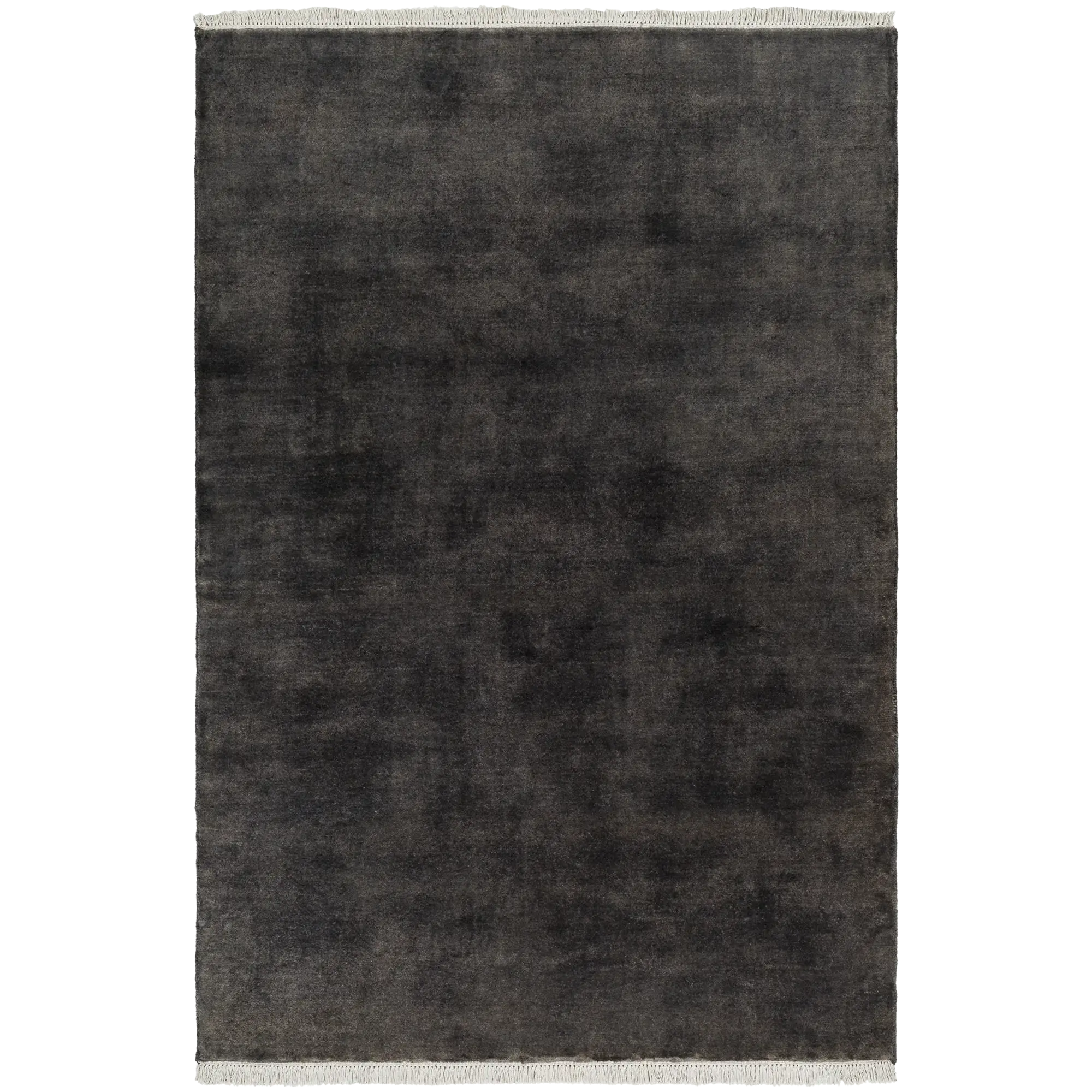 Plume Handmade Wool Rug (Charcoal)