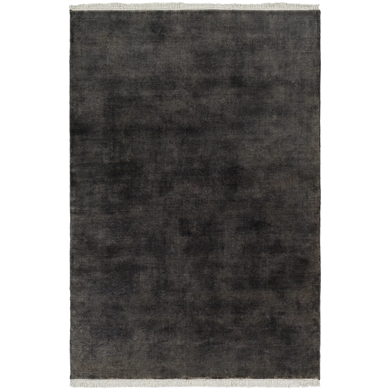 Plume Handmade Wool Rug (Charcoal)