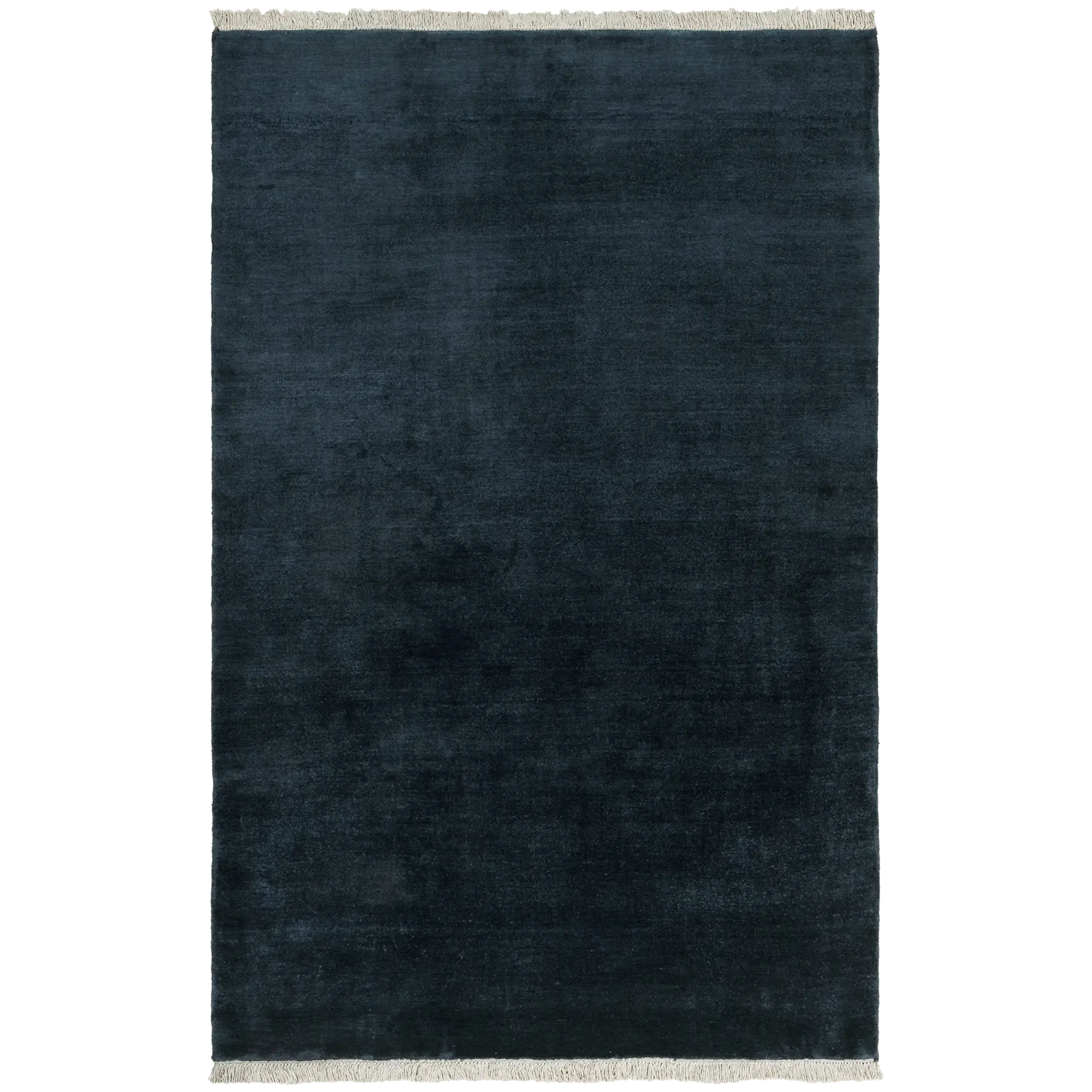 Plume Handmade Wool Rug (Dark Indigo)