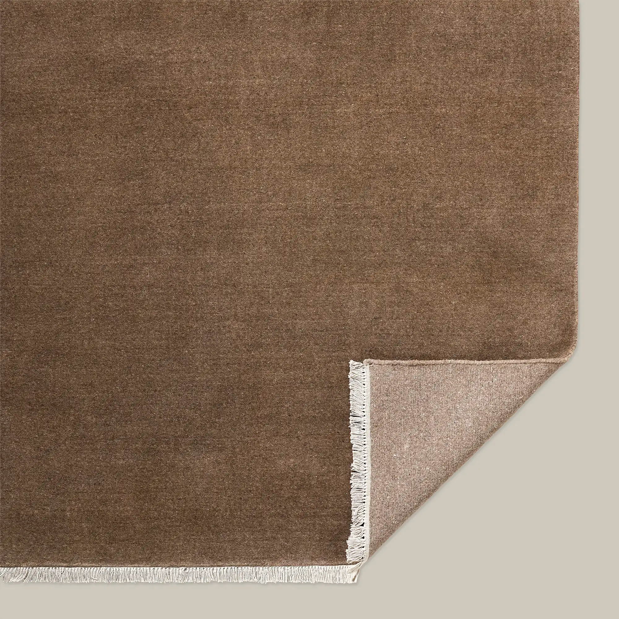 Plume Handmade Wool Rug (Desert Tan)