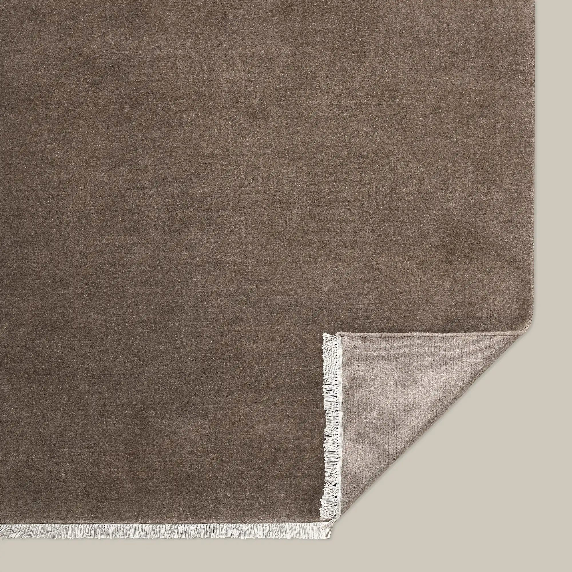 Plume Handmade Wool Rug (Taupe)