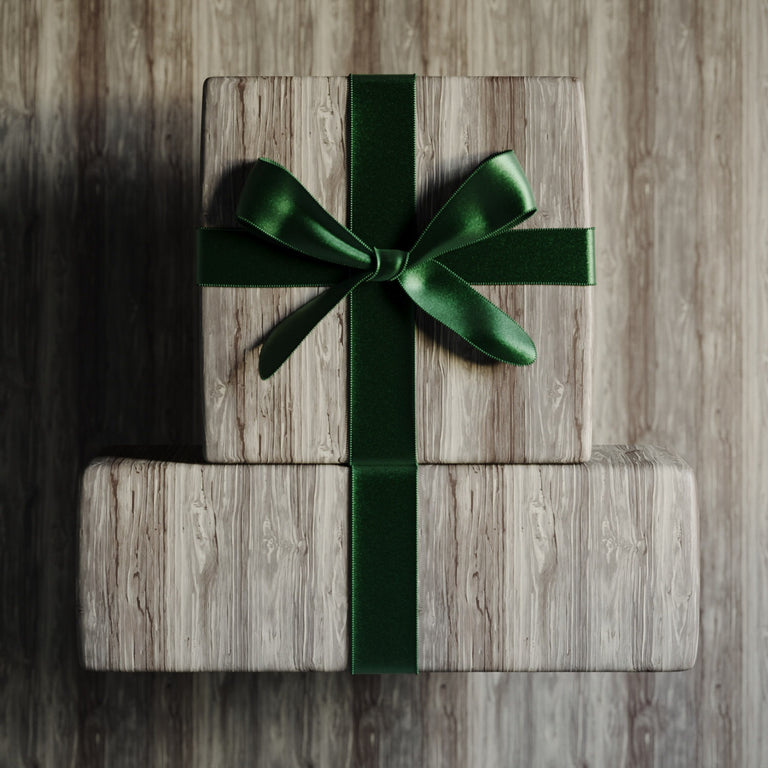 Lemieux et Cie Faux Bois high quality wrapping paper with hand-painted woodgrain texture and tonal detail.