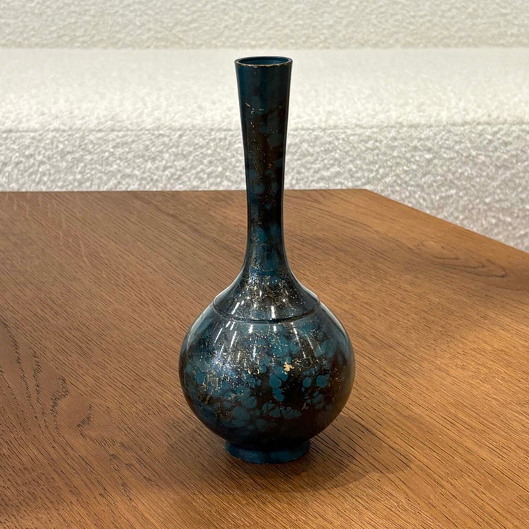 Japanese Takaoka Mottled Bronze Vase