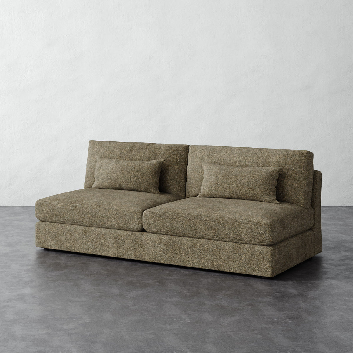 Lacroix Armless Sofa - Micro Boucle Balsam