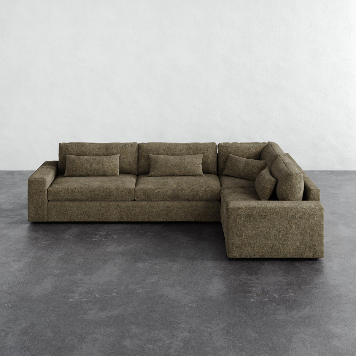 Lacroix Right Arm Sectional - Micro Boucle Balsam