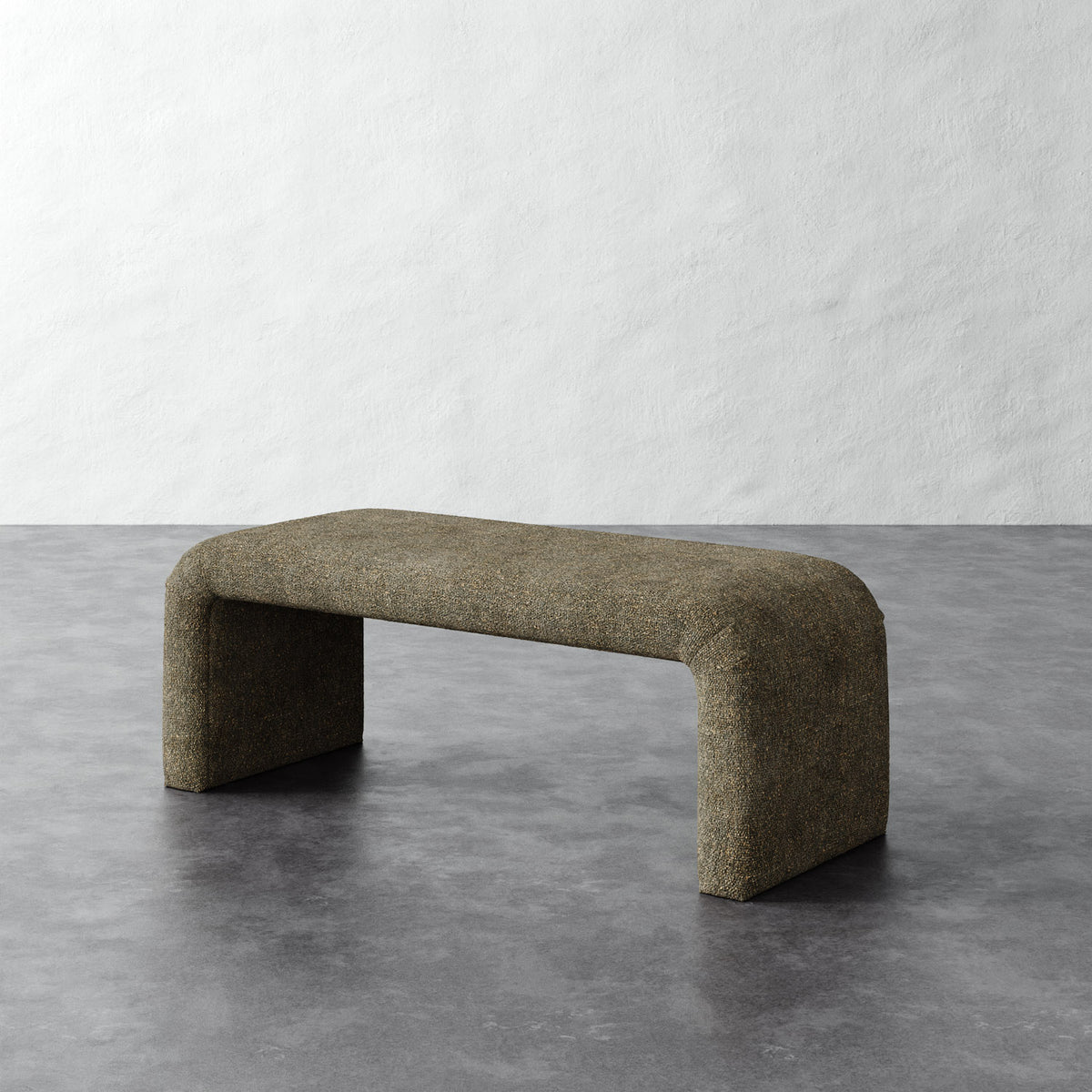 Nadia 48in Bench - Micro Boucle Balsam