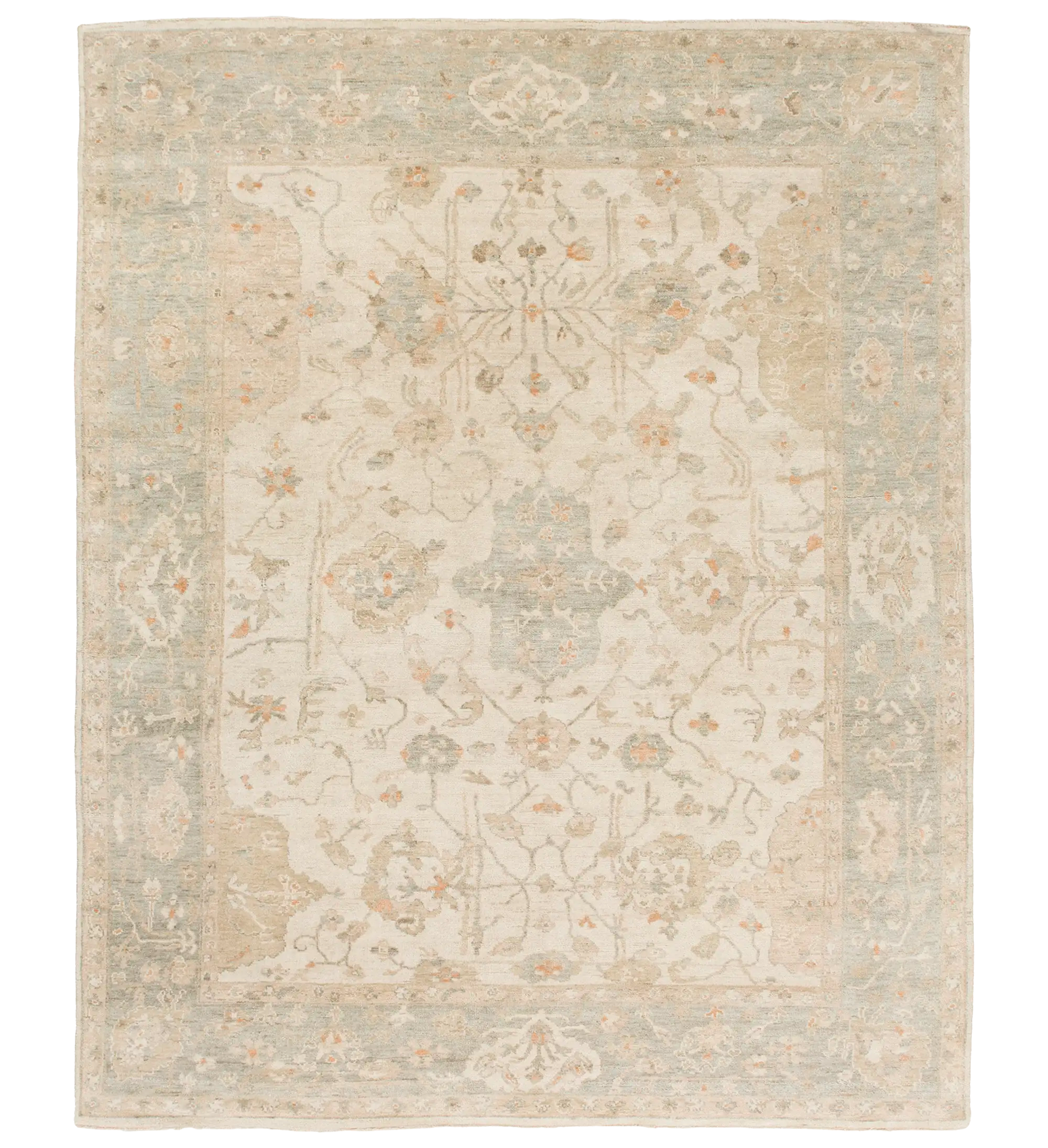 Arabesque Fleurie Handmade Wool Rug