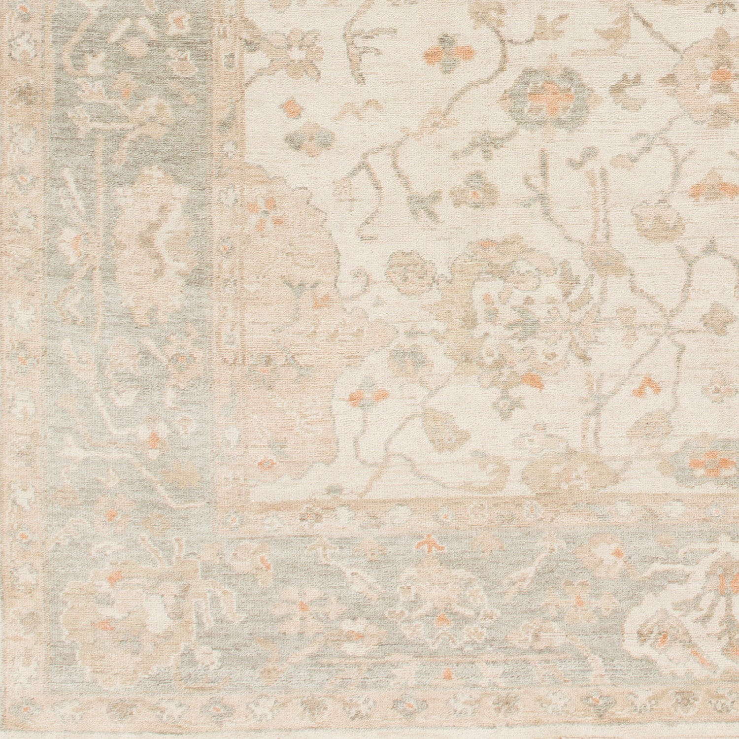 Arabesque Fleurie Handmade Wool Rug