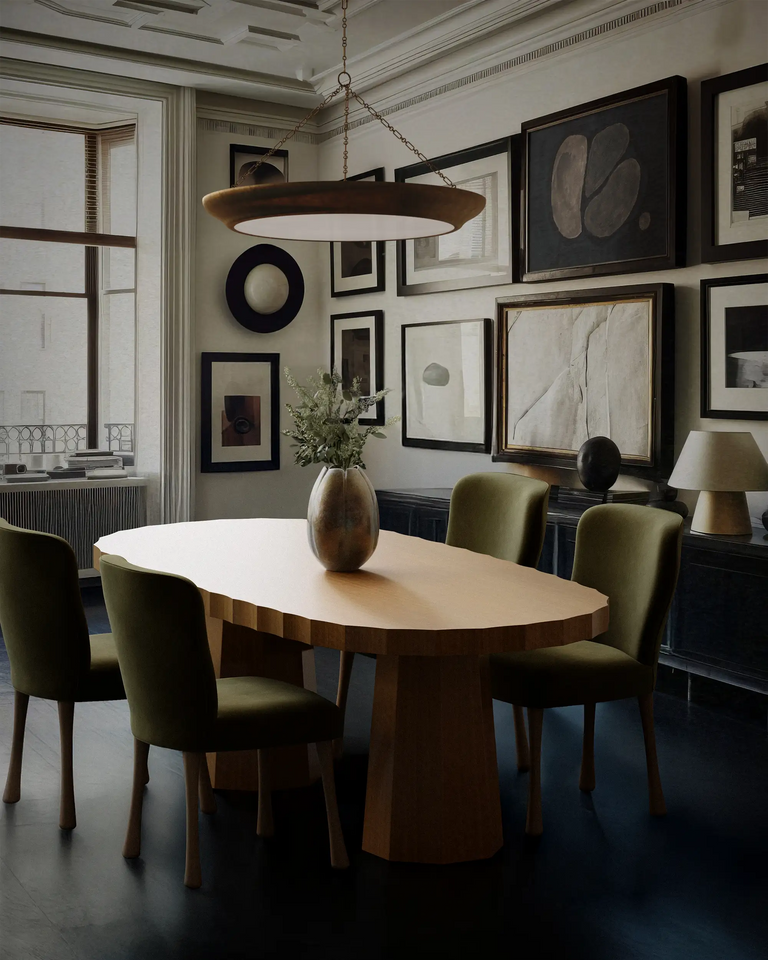 Ondara Fluted Dining Table Oblong