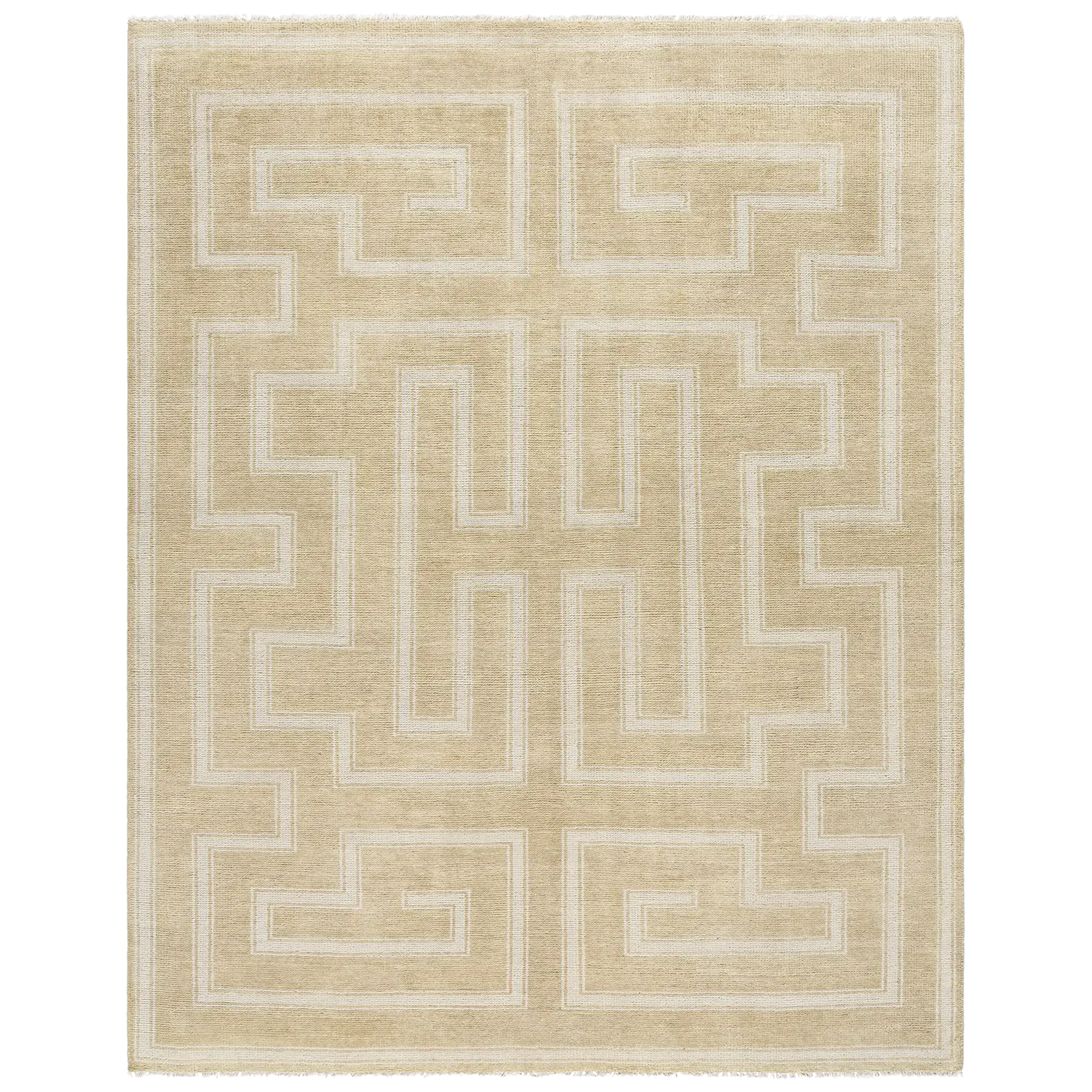 Marquise Blanc Handmade Wool Rug