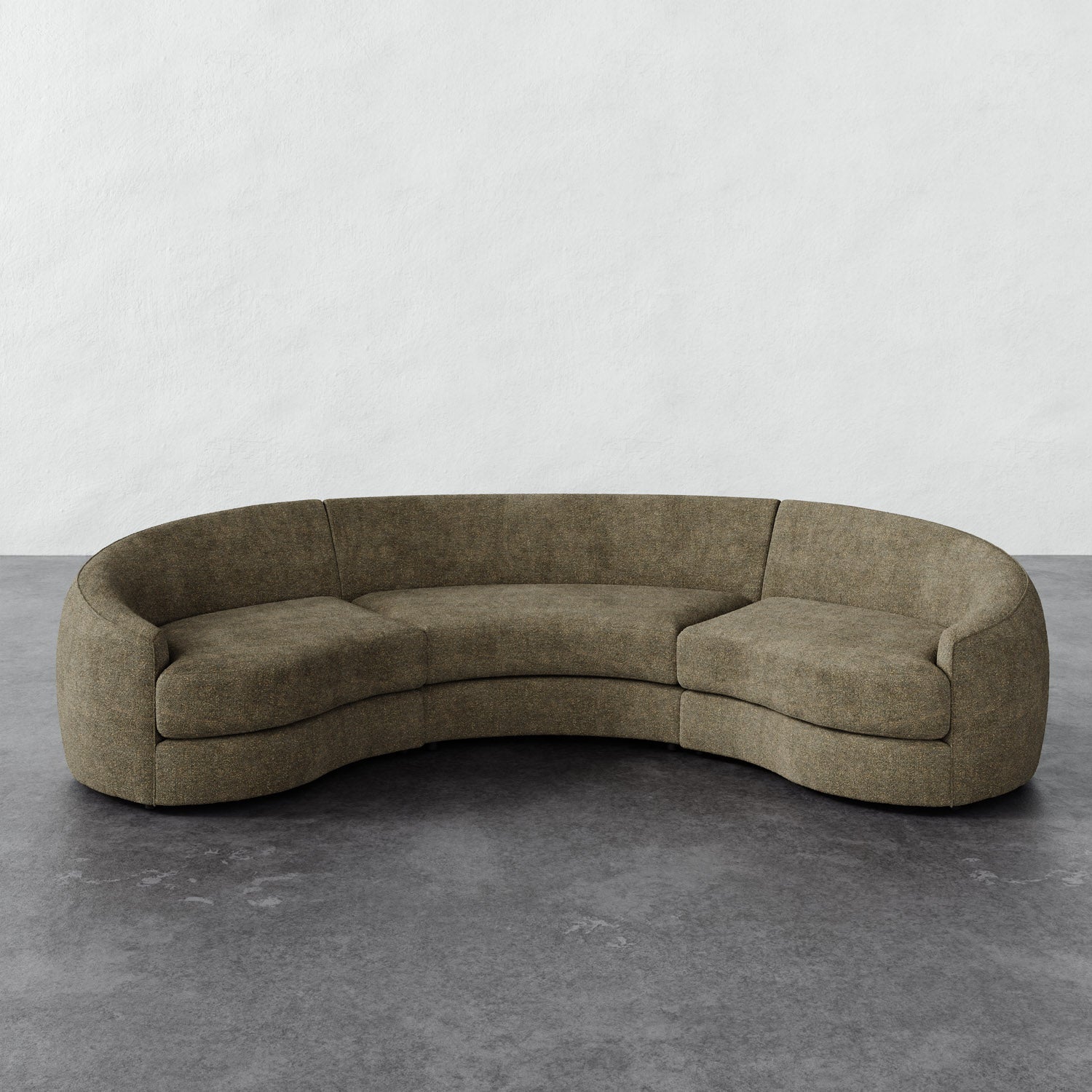 Rulmann 3pc Sectional - Micro Boucle Balsam