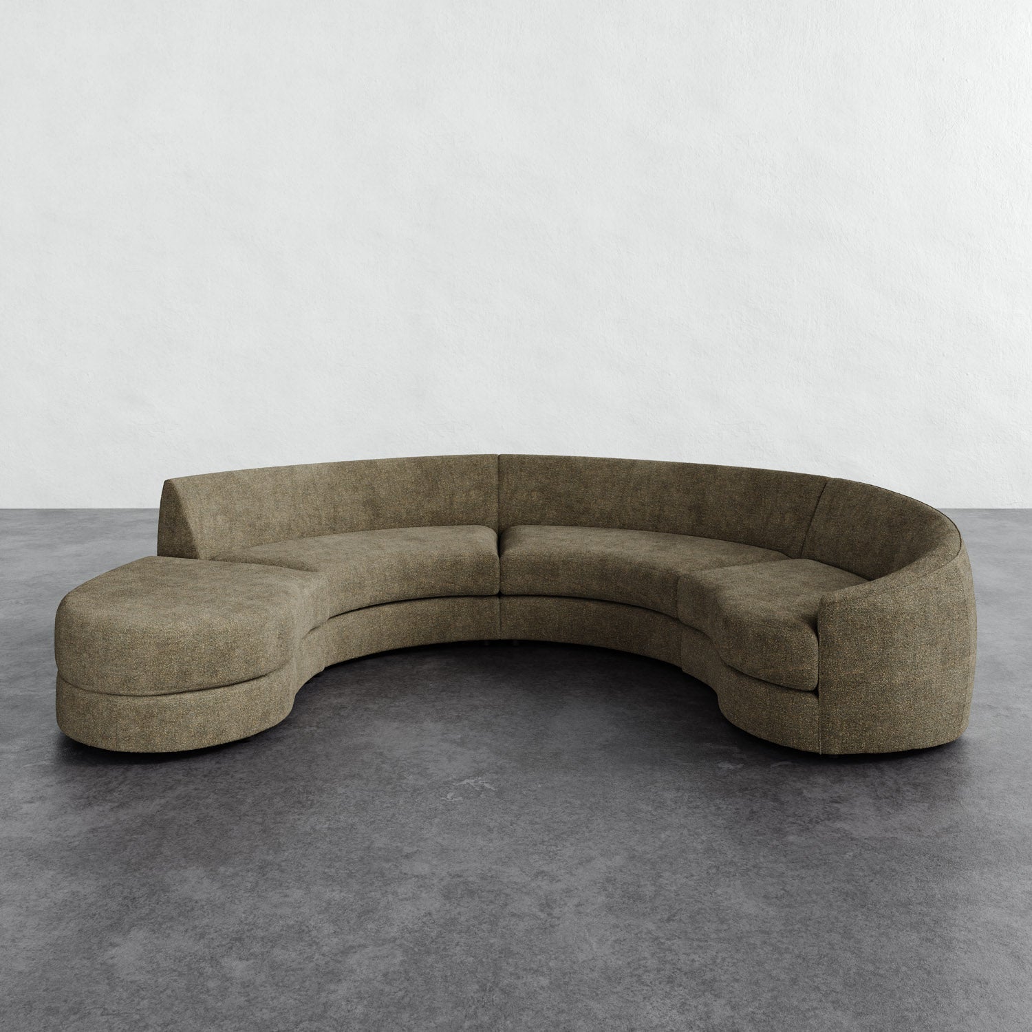 Rulmann 4-Piece Right Sectional - Micro Boucle Balsam
