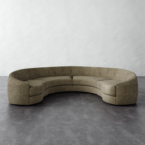 Rulmann 4pc Sectional - Micro Boucle Balsam